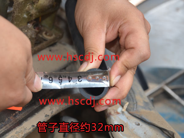 鋼絲喉箍水管測量直徑