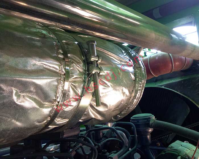 大規格強力歐式喉箍安裝好的圖