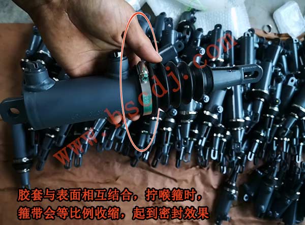 不銹鋼喉箍的密封原理圖