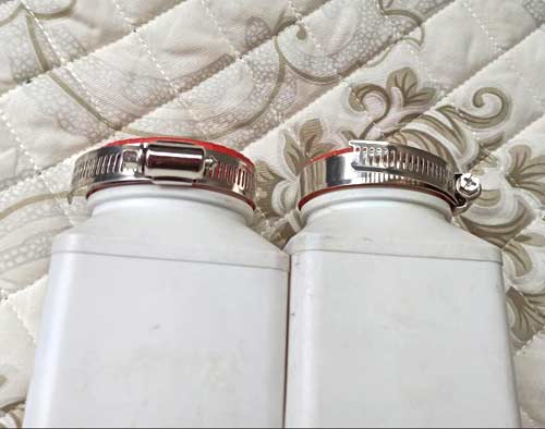 不銹鋼喉箍密封塑料瓶蓋