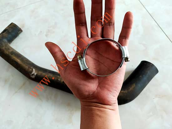 喉箍首尾相連后的規格尺寸